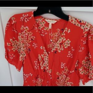 Rebecca Taylor Floral Print Dress